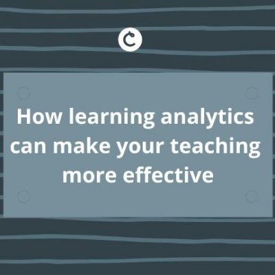 How learning analytics can make your teaching more effective