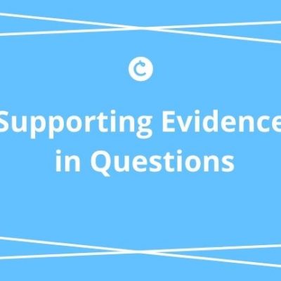 Supporting Evidence in Questions for Reading Assessments