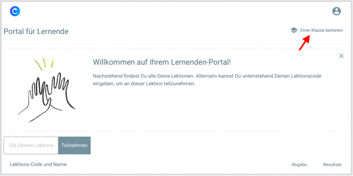 Portal für Lernende