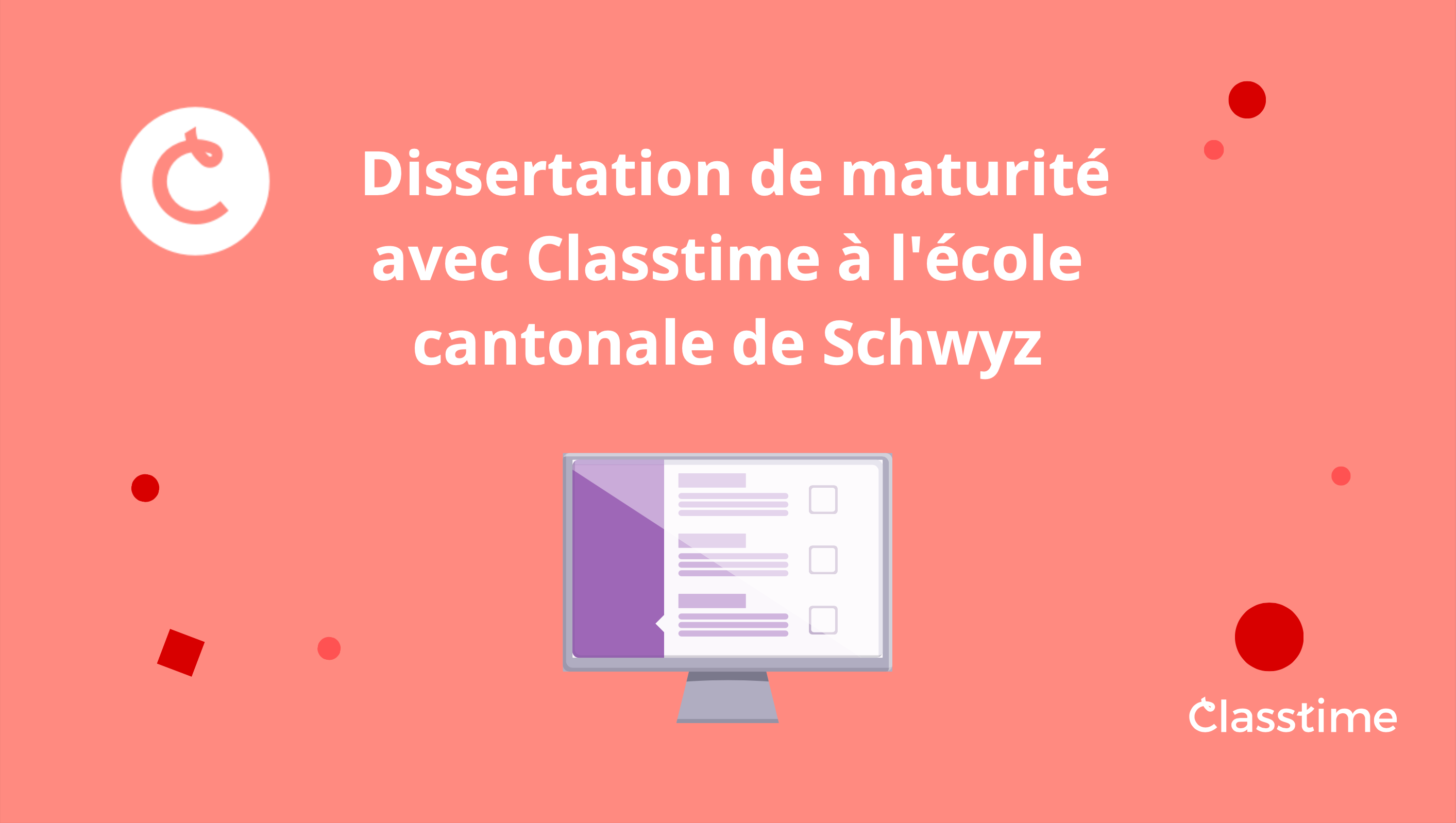 Dissertation de maturité avec Classtime à l’école cantonale de Schwyz